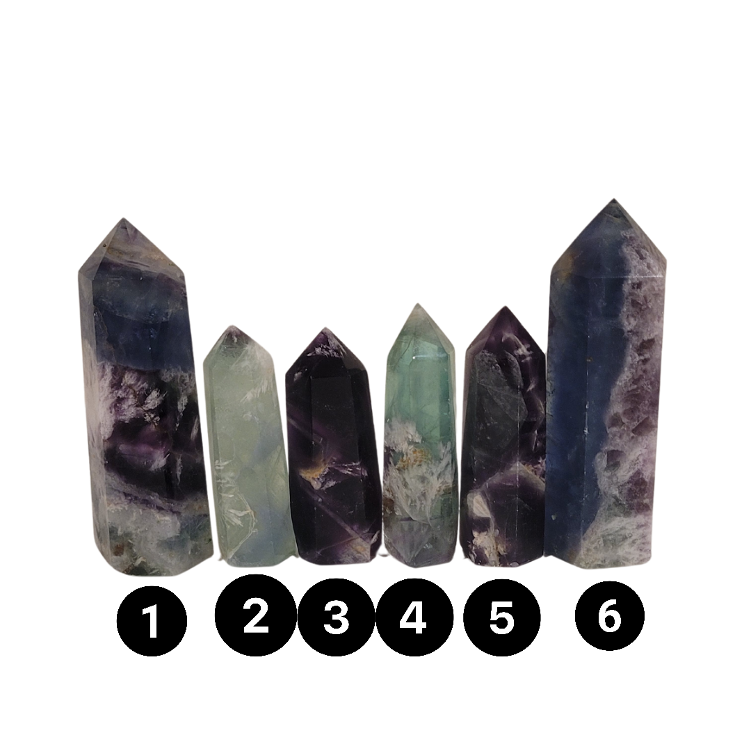 Feather Fluorite Tower