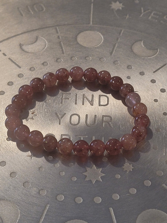 Strawberry Quartz Bracelet