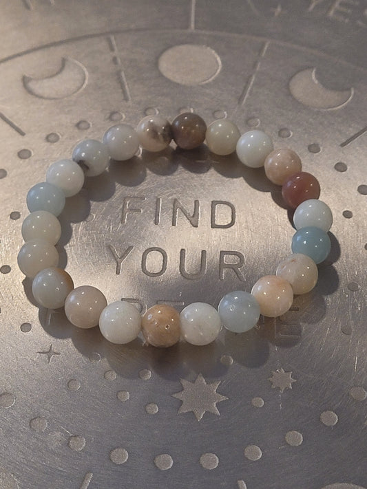 Flower Amazonite Bracelet