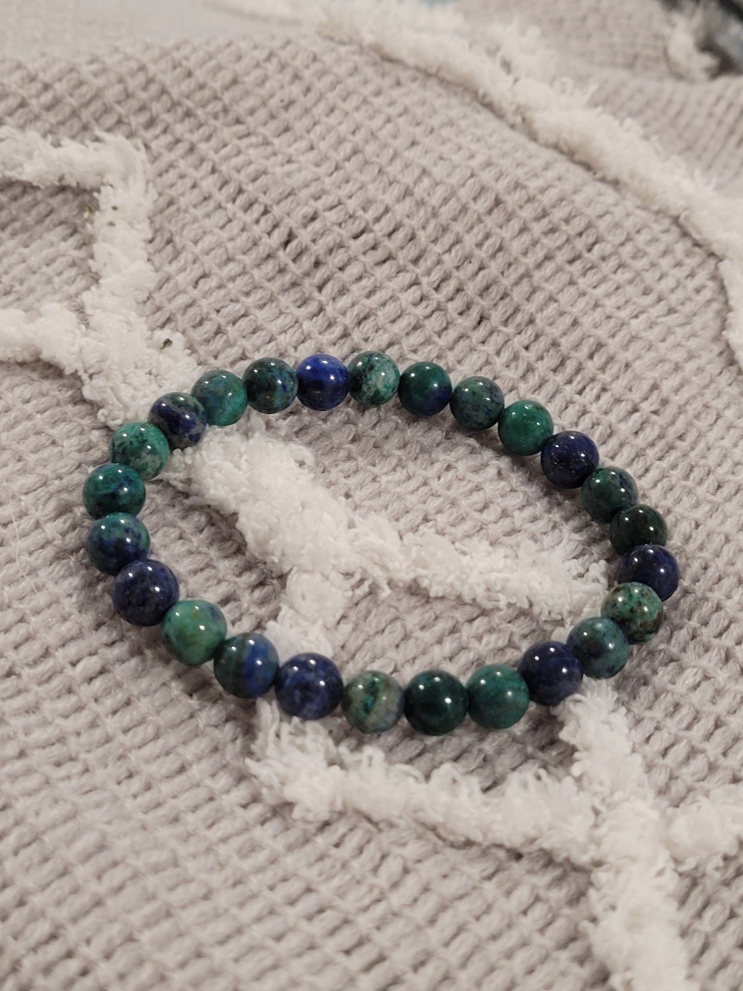 Malachite and Lapis Lazuli Bracelet
