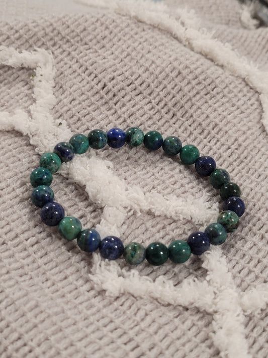 Malachite and Lapis Lazuli Bracelet