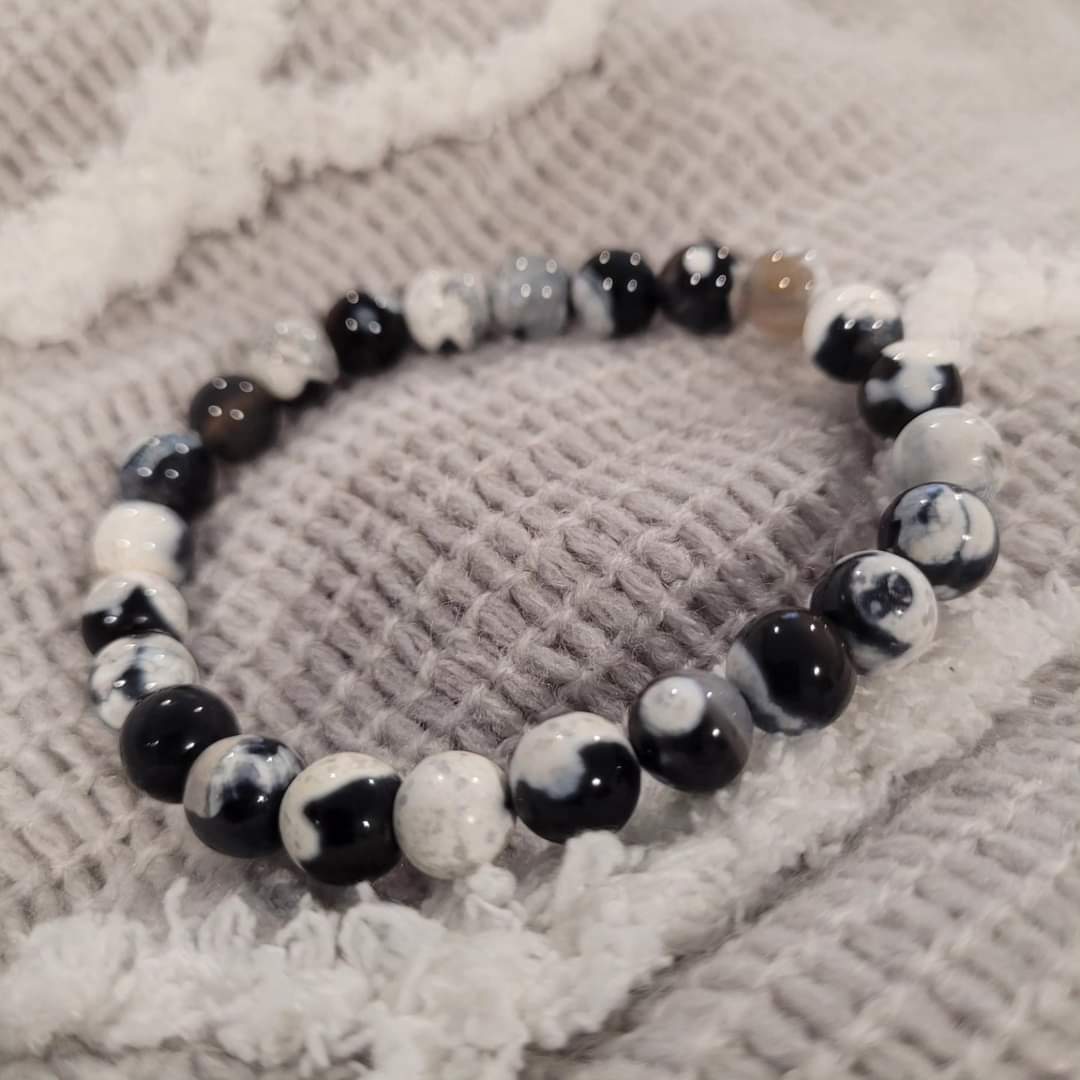 Orca Agate Bracelet