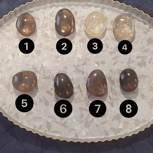 Smokey Quartz Palm Stone