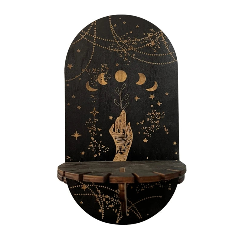 Wooden Display Shelf and Pedulum Hanger