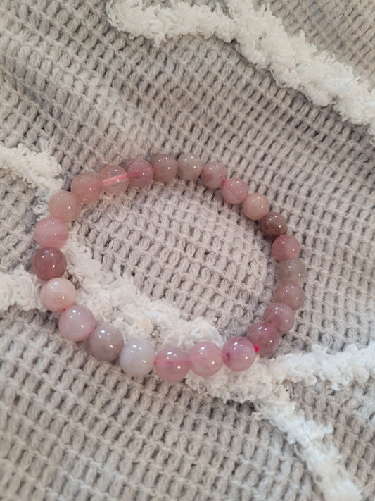 Purple Rose Quartz Bracelet