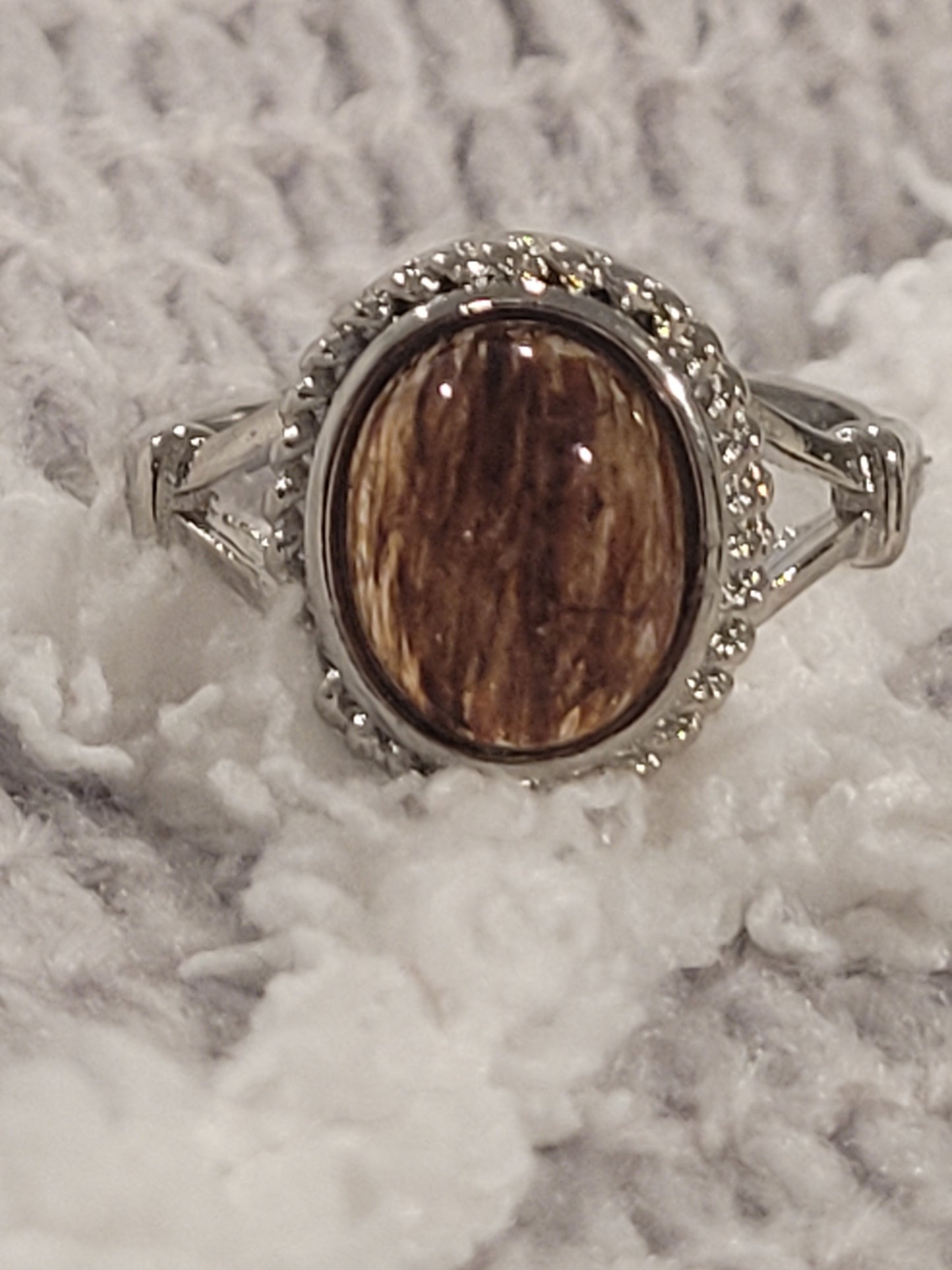 Rutilated Quartz Ring