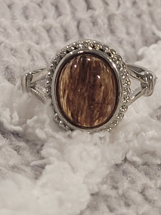 Rutilated Quartz Ring