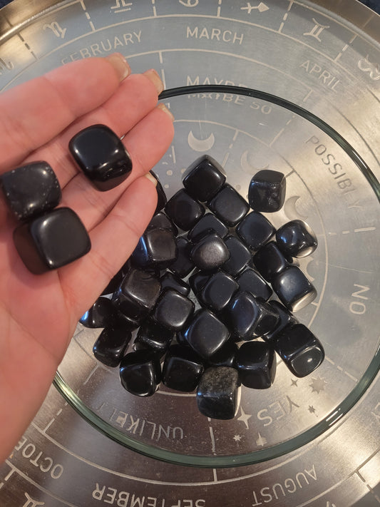 Black Obsidian Tumble