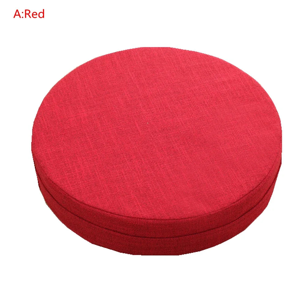 Round Linen Mediation Cushion