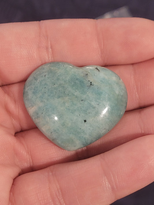 Amazonite Heart